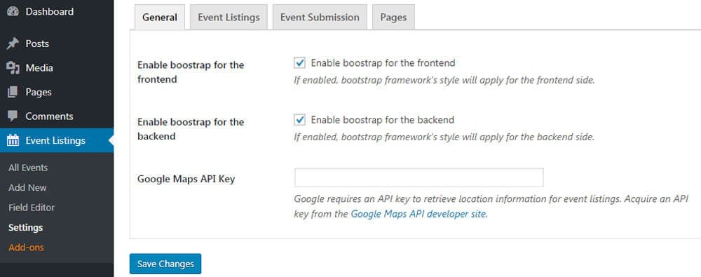 WP Event Manager - The Ultimate WordPress Event Management Plugin wp event manager page setting - WP Event Manager - The Ultimate WordPress Event Management Plugin
