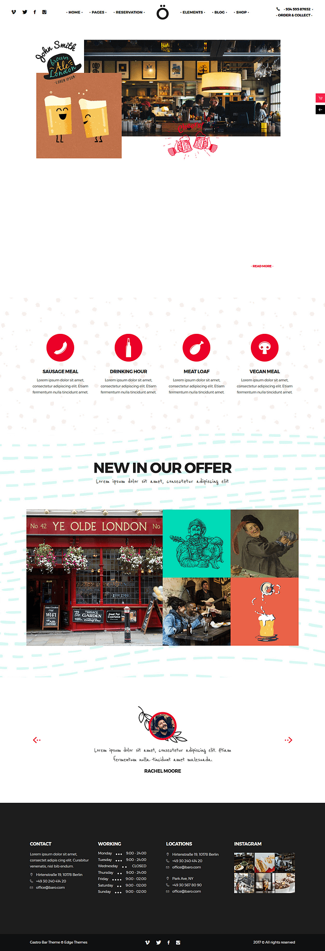 10+ Best Premium Bar and Pub WordPress Themes gastrobar best premium bar pub wordpress theme - 10+ Best Premium Bar and Pub WordPress Themes