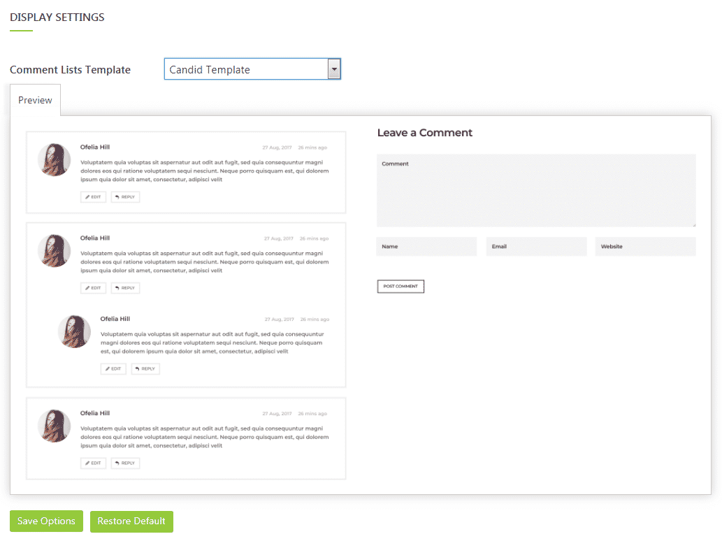 How to Design Attractive Comment Section on WordPress Blogs? (Step by Step Guide) wp comment designer display settings - How to Design Attractive Comment Section on WordPress Blogs? (Step by Step Guide)