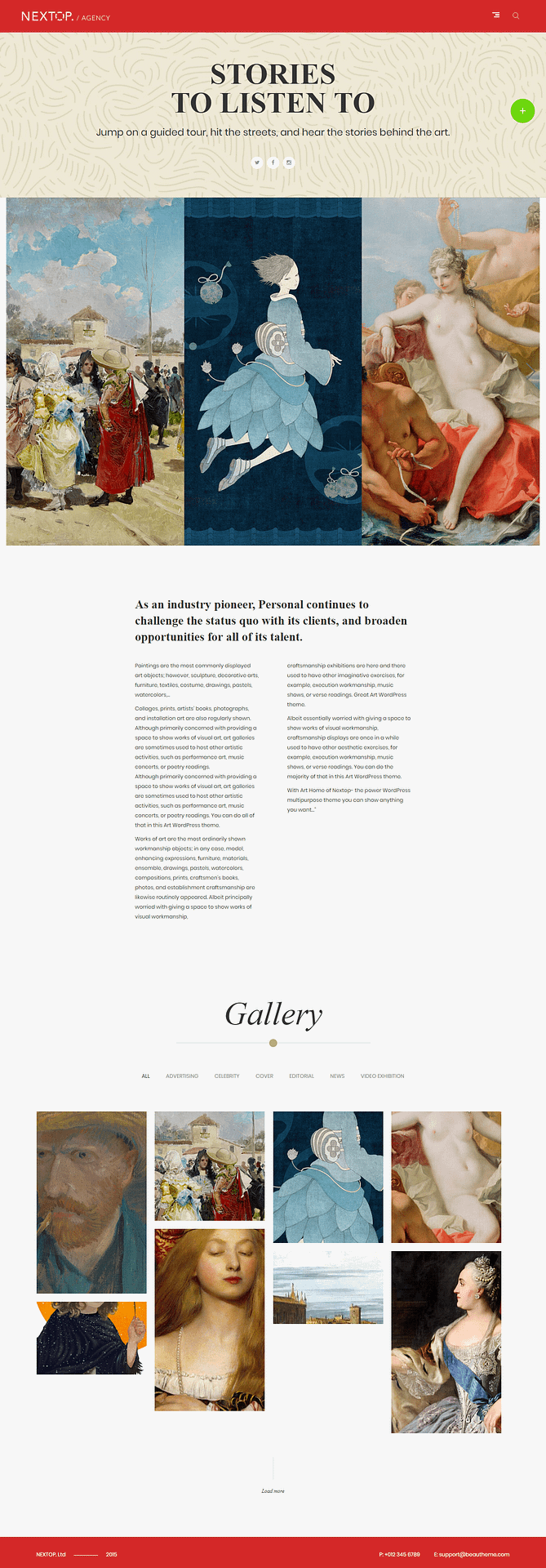10+ Best Premium Gallery WordPress Themes nextop best premium gallery wordpress theme - 10+ Best Premium Gallery WordPress Themes