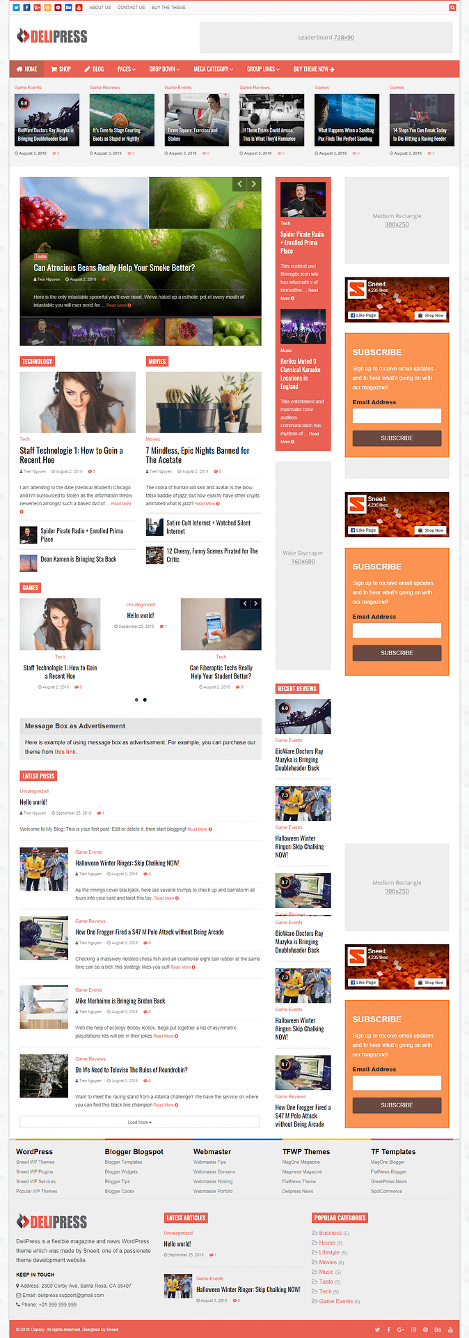 10+ Best Premium Review WordPress Themes delipress best premium review wordpress theme - 10+ Best Premium Review WordPress Themes