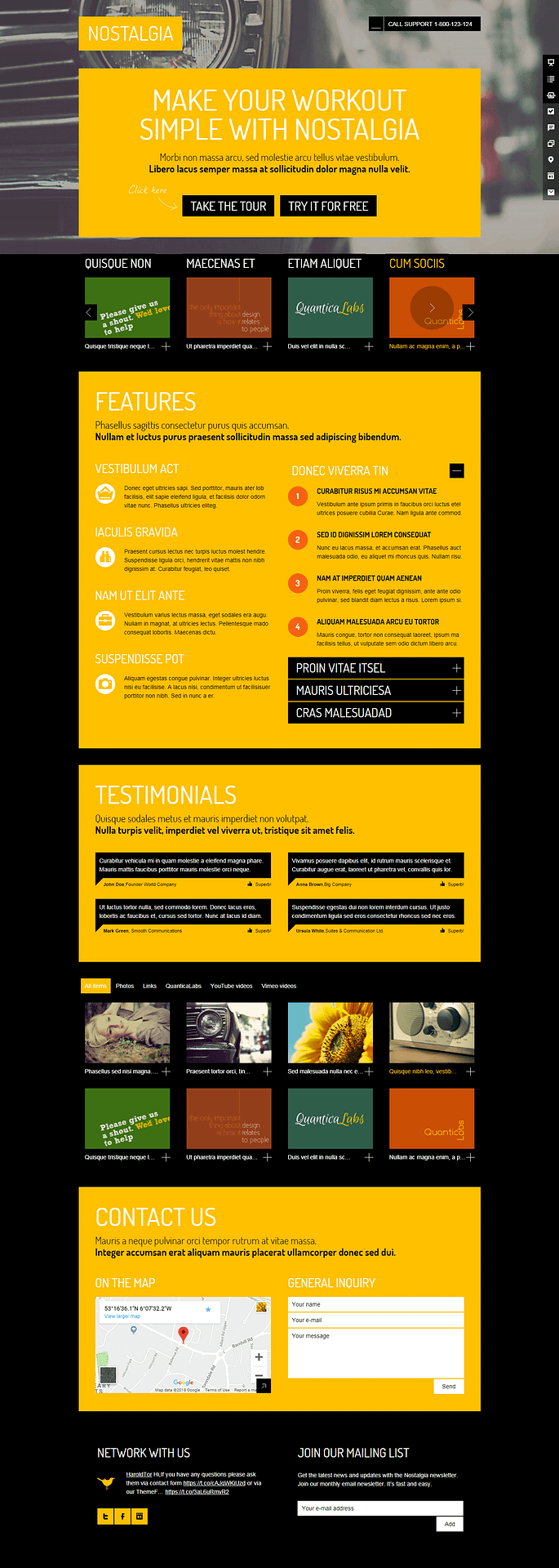 10+ Best Premium Landing Page WordPress Themes nostalgia Landkit premium wordpress landing page themes - 10+ Best Premium Landing Page WordPress Themes