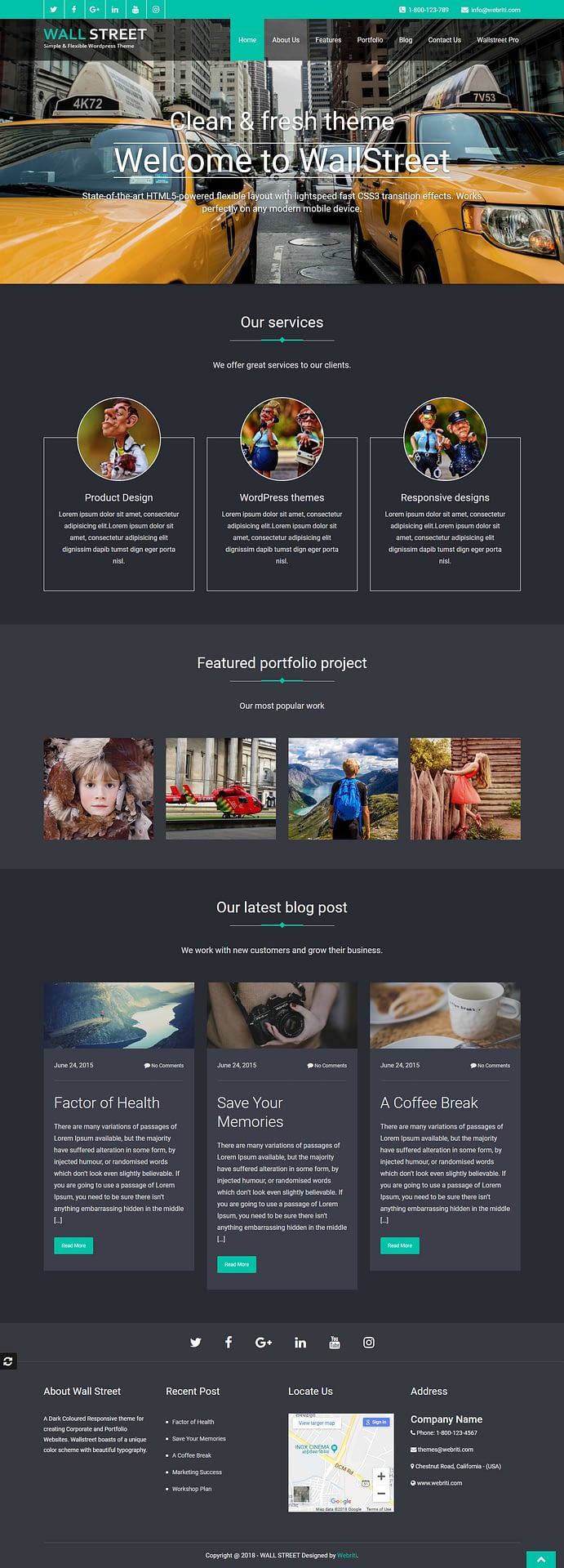 10+ Best Free Architecture WordPress Themes wallstreet best free architecture wordpress theme - 10+ Best Free Architecture WordPress Themes