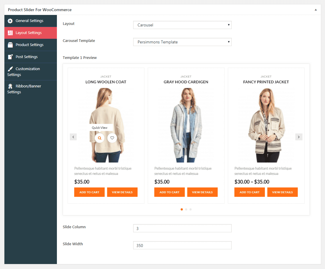 How to Add Product Slider on WooCommerce Website? (Step By Step Guide) product slider for woocommerce lite layout settings - How to Add Product Slider on WooCommerce Website? (Step By Step Guide)