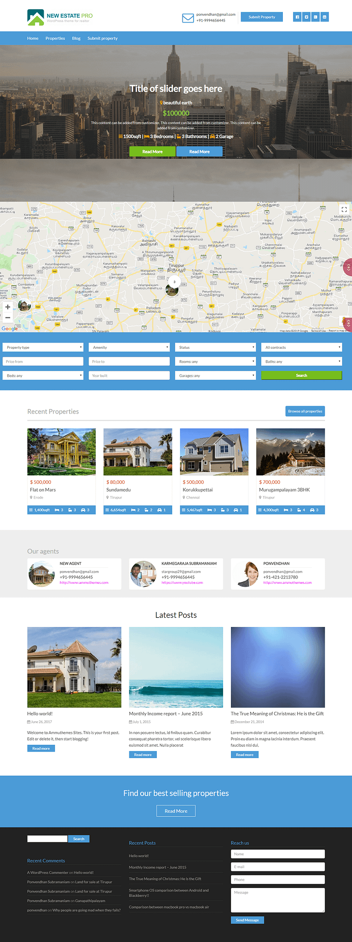 10+ Best Free Home Rental and Property WordPress Themes new estate best free home rental property wordpress theme - 10+ Best Free Home Rental and Property WordPress Themes
