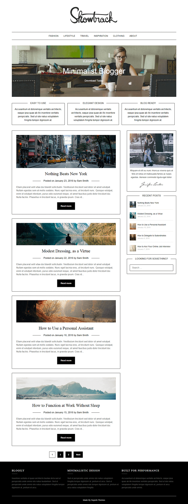10+ Best Free Minimal WordPress Themes minimalist blogger best free minimal wordpress theme - 10+ Best Free Minimal WordPress Themes