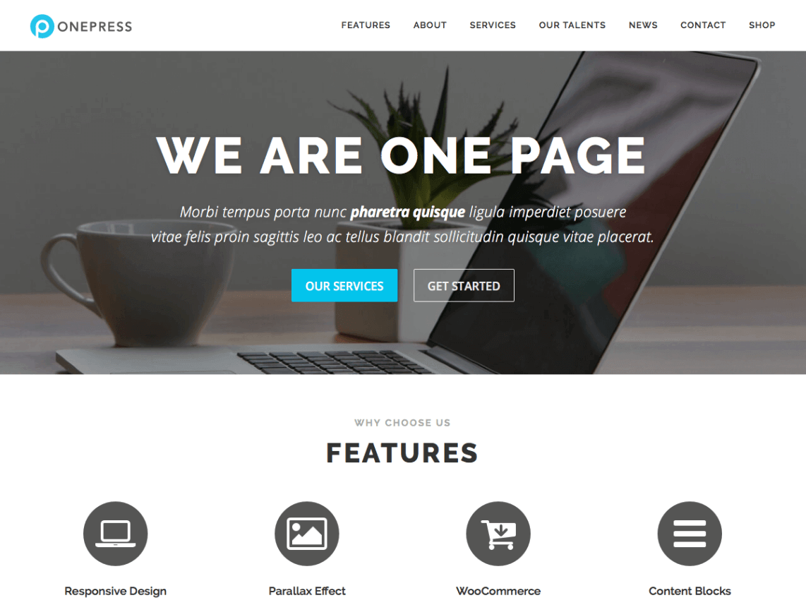 15+ Best Free WordPress Portfolio Themes 2019 OnePress - 15+ Best Free WordPress Portfolio Themes 2019
