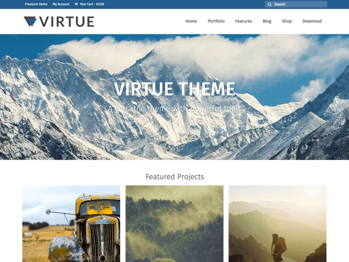 15+ Best Free WordPress Portfolio Themes 2019 virtue - 15+ Best Free WordPress Portfolio Themes 2019