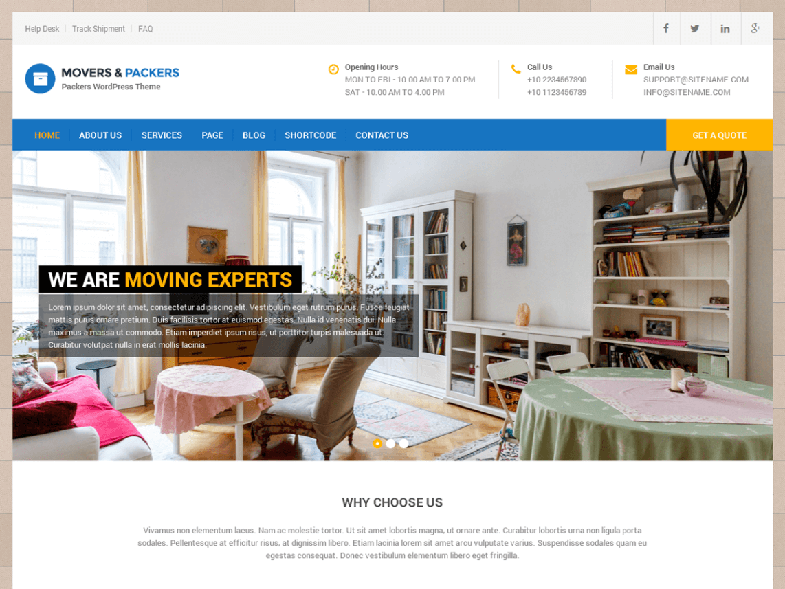 11+ Best Free WordPress Themes June 2016 - WPAll Club movers packers - 11+ Best Free WordPress Themes June 2016 - WPAll Club