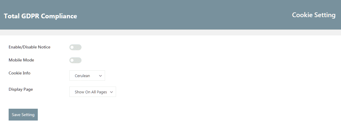 How to make your WordPress Website EU GDPR Compliance? (Step by Step Guide) total gdpr compliance cookie setting - How to make your WordPress Website EU GDPR Compliance? (Step by Step Guide)