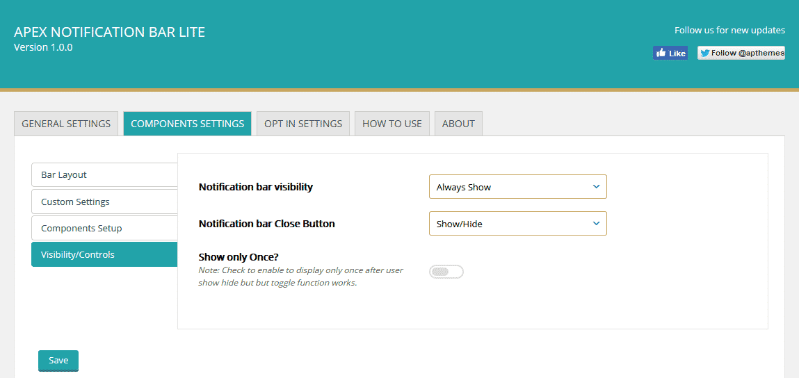 How to Add Notification Bar on WordPress Website? (Step by Step Guide) apex visibility control - How to Add Notification Bar on WordPress Website? (Step by Step Guide)