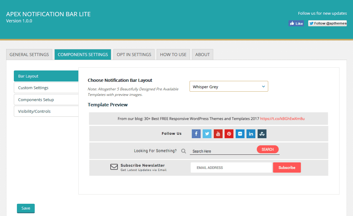 How to Add Notification Bar on WordPress Website? (Step by Step Guide) apex bar layout - How to Add Notification Bar on WordPress Website? (Step by Step Guide)