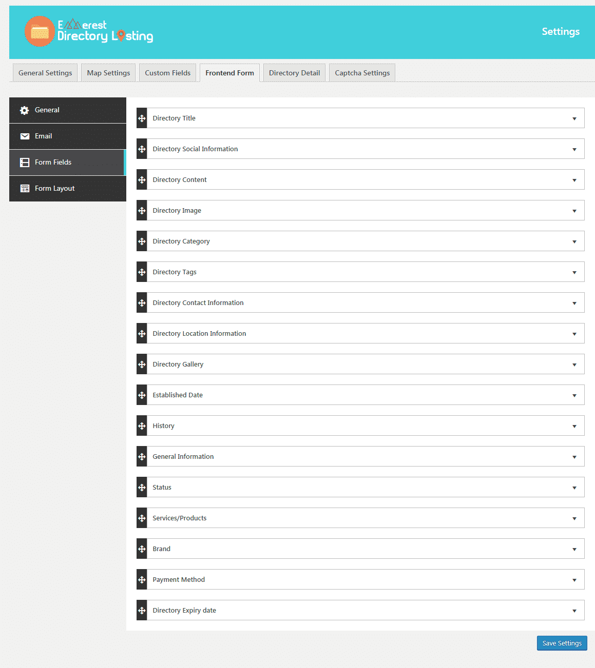 How to create Business Directories in your WordPress Website? (Step by Step Guide) form settings - How to create Business Directories in your WordPress Website? (Step by Step Guide)