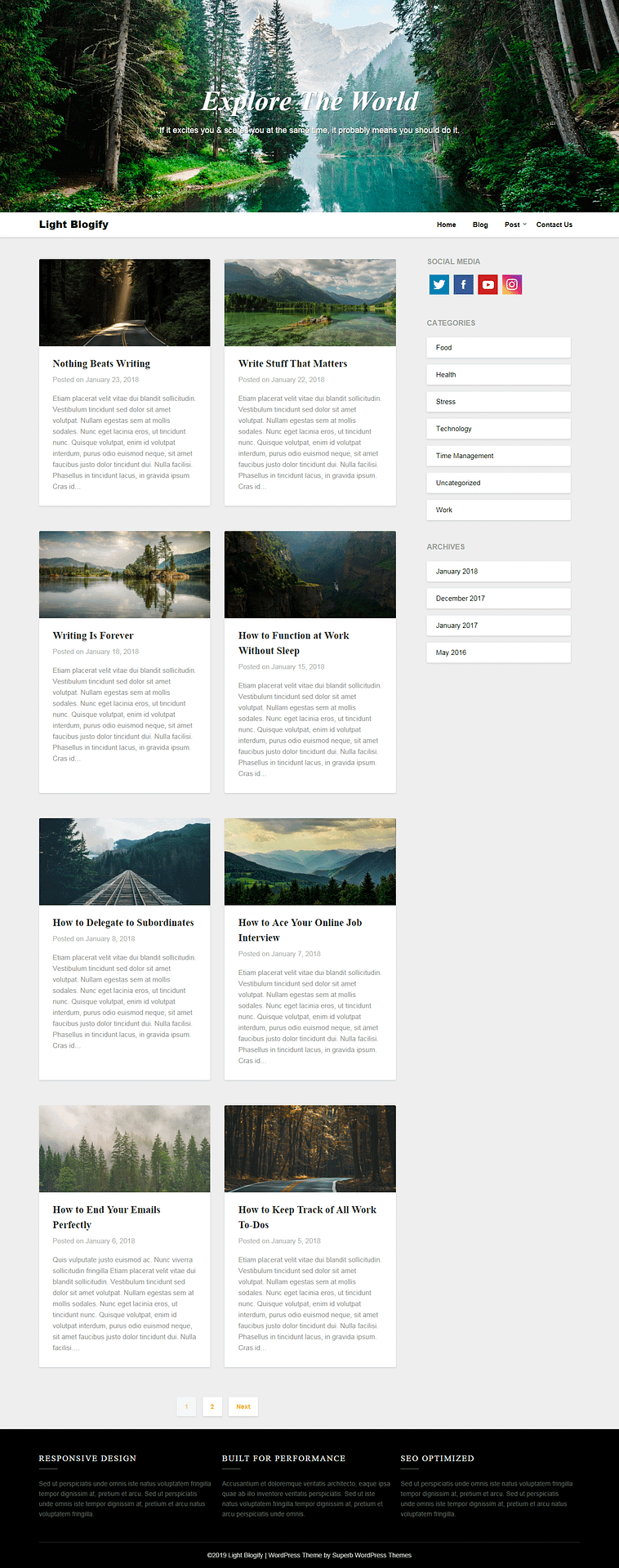 10+ Best Free Review WordPress Themes lightblogify best free review wordpress theme - 10+ Best Free Review WordPress Themes