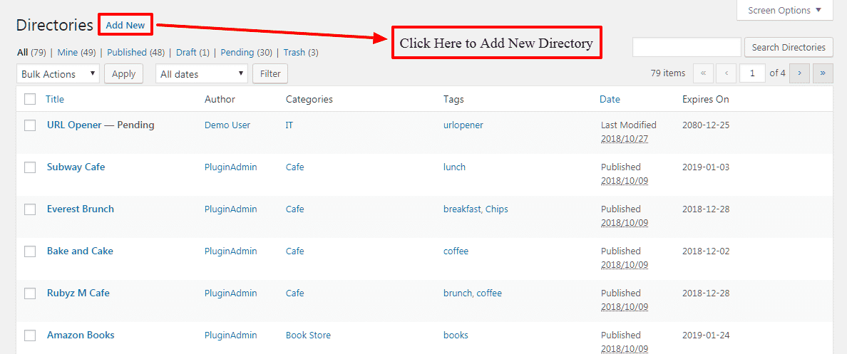 How to create Business Directories in your WordPress Website? (Step by Step Guide) add new directory - How to create Business Directories in your WordPress Website? (Step by Step Guide)