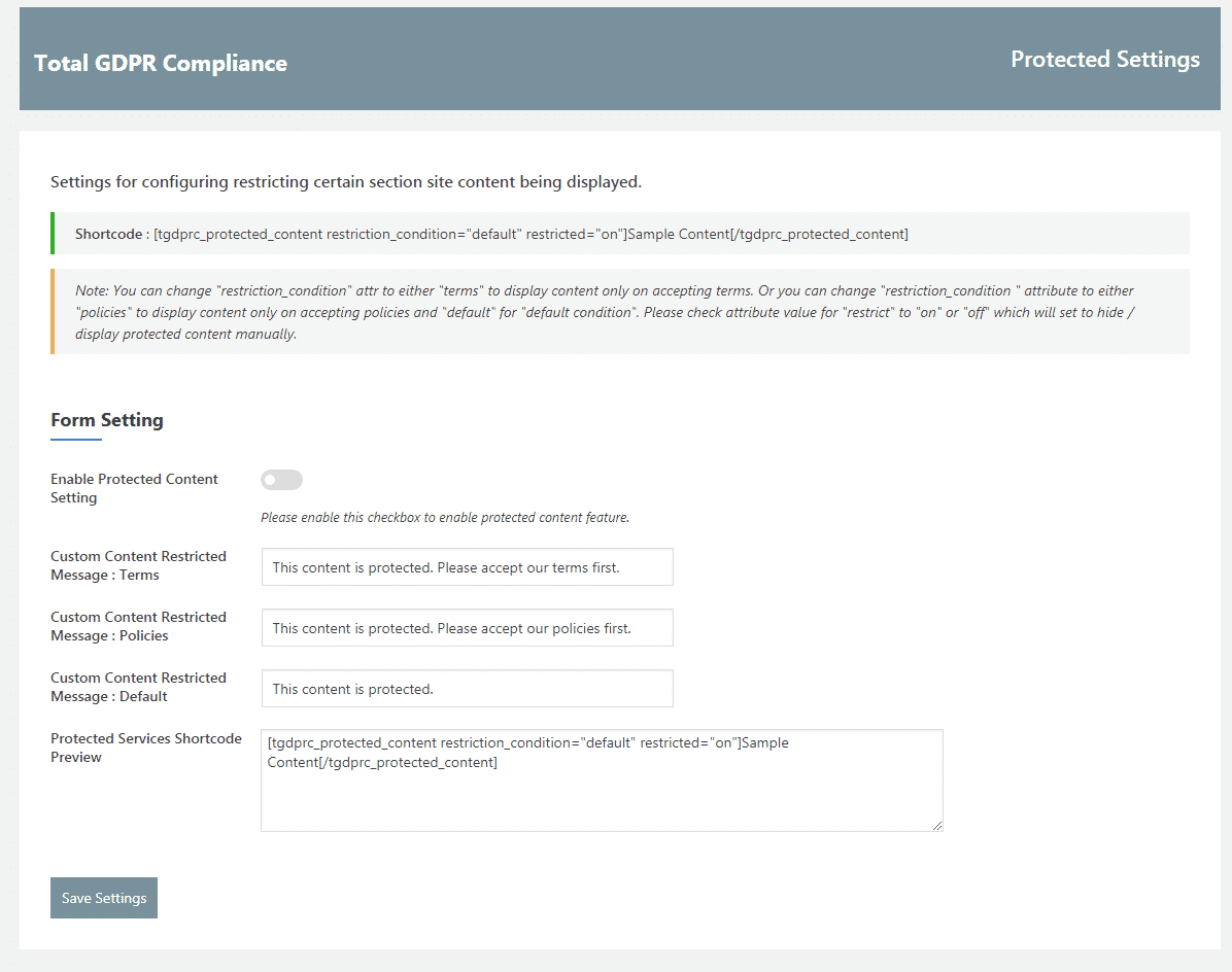 How to make your WordPress Website EU GDPR Compliance? (Step by Step Guide) total gdpr compliance protected contents - How to make your WordPress Website EU GDPR Compliance? (Step by Step Guide)