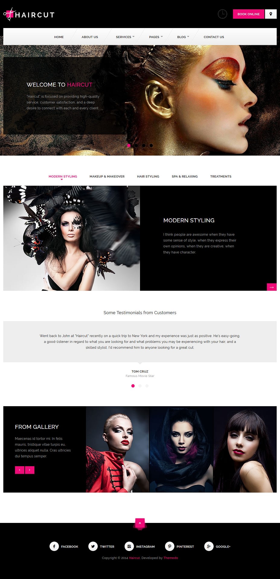 10+ Best Premium Spa and Beauty WordPress Themes haircut best premium spa beauty wordpress theme - 10+ Best Premium Spa and Beauty WordPress Themes