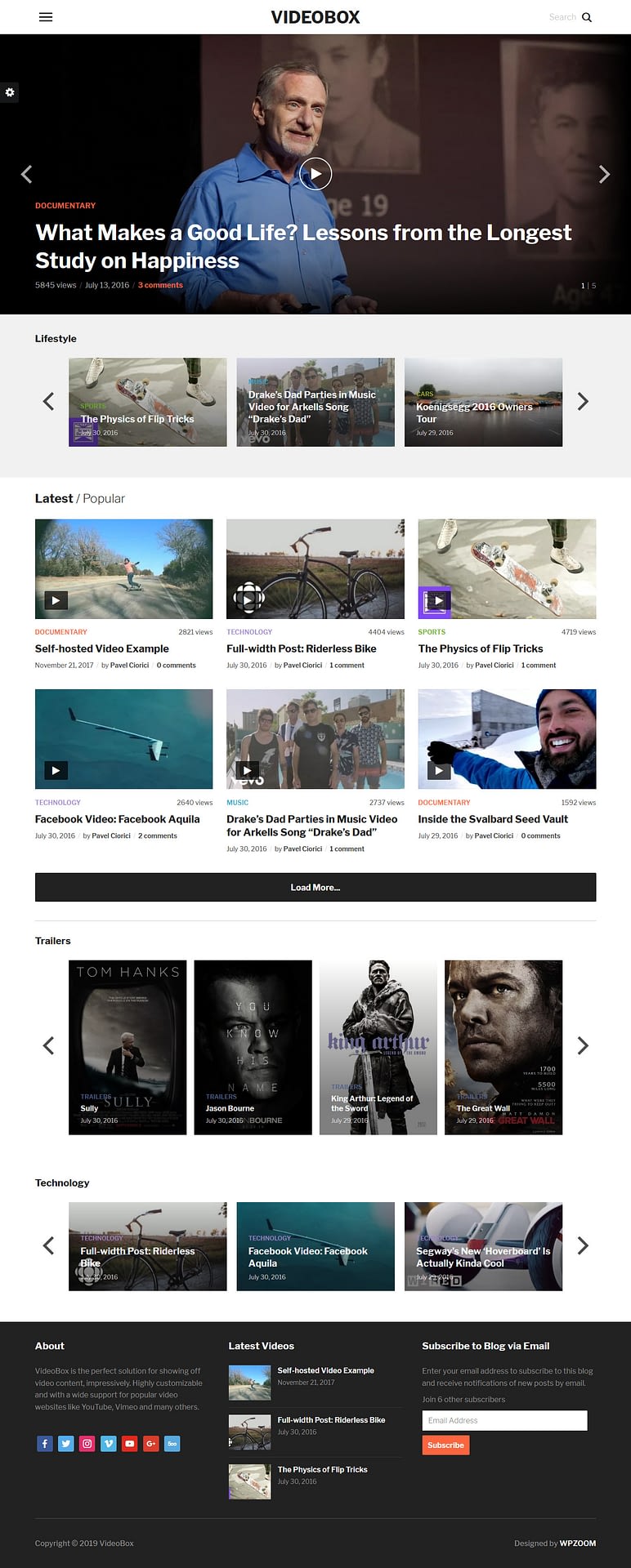 10+ Best Video and Music WordPress Themes (Premium Version) videobox best premium video music wordpress theme - 10+ Best Video and Music WordPress Themes (Premium Version)