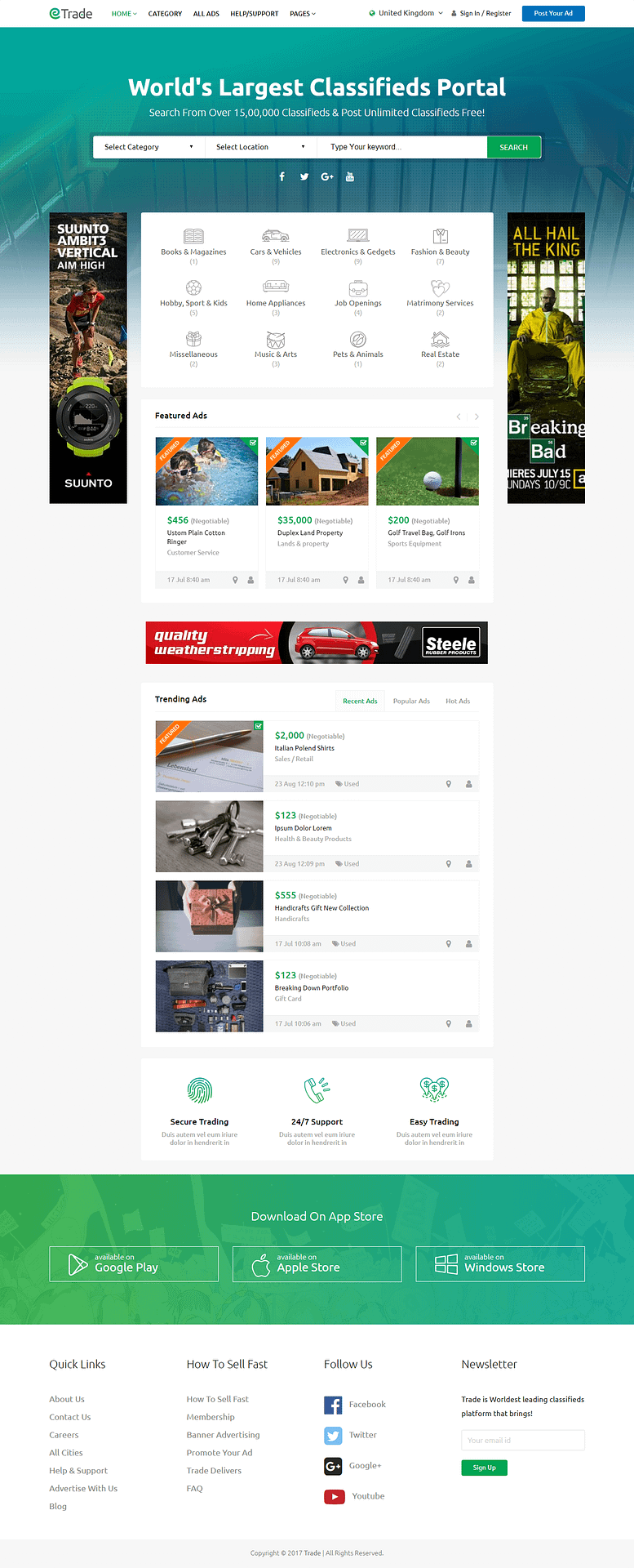 10+ Best Premium Classified WordPress Themes trade best premium classified wordpress theme - 10+ Best Premium Classified WordPress Themes
