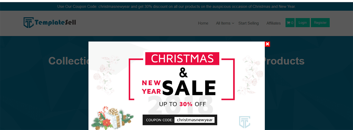 Best WordPress Deals for Christmas and New Year 2018 templatesell - Best WordPress Deals for Christmas and New Year 2018
