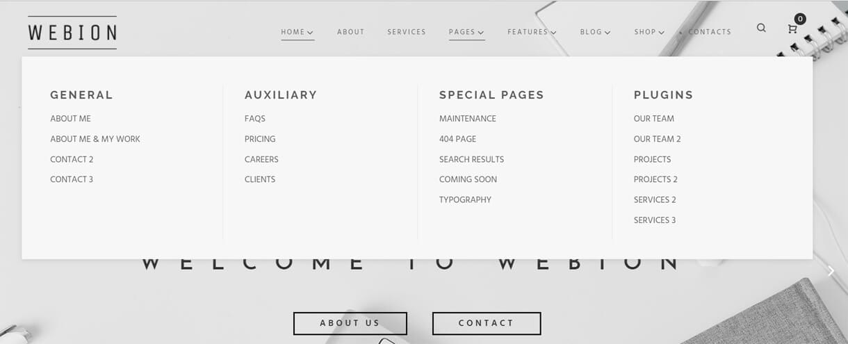 Webion - Minimal Elementor Multipurpose WordPress Theme webion pages - Webion - Minimal Elementor Multipurpose WordPress Theme