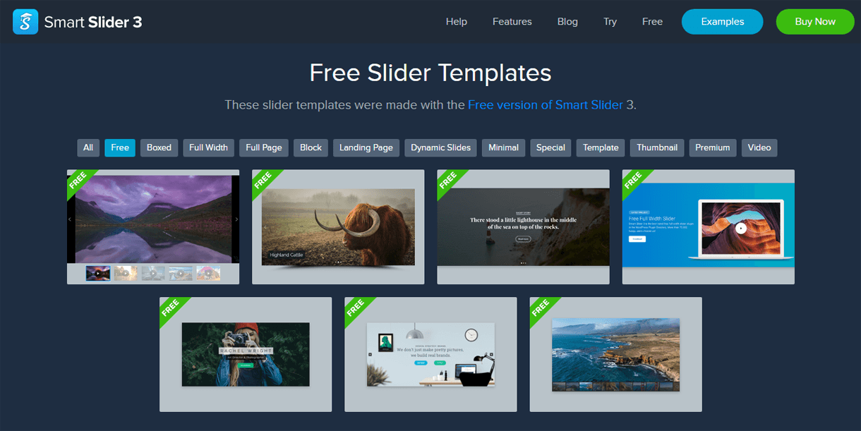 10+ Best Free WordPress Slider Plugins 7 pre designed templates smart slider 3 - 10+ Best Free WordPress Slider Plugins