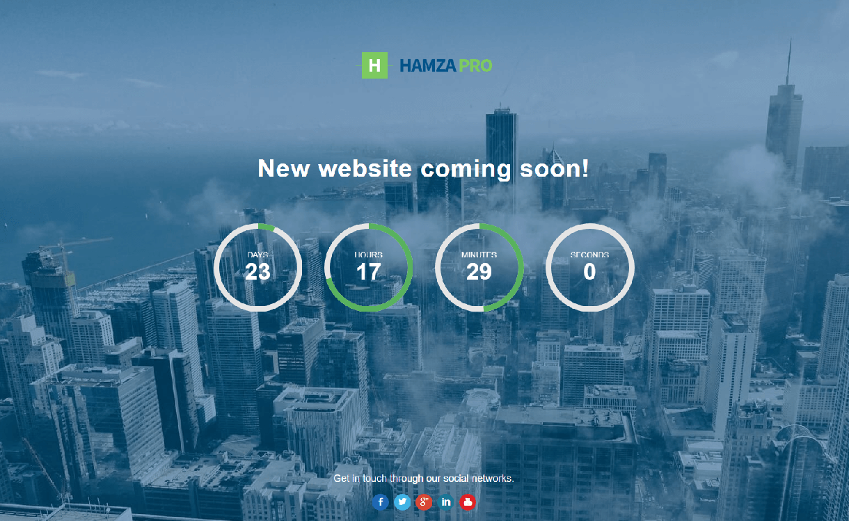 10+ Best Coming Soon and Under Maintenance WordPress Themes and Templates(Premium Version) hamza pro best coming soon maintenance page wordpress themes templates 1 - 10+ Best Coming Soon and Under Maintenance WordPress Themes and Templates(Premium Version)