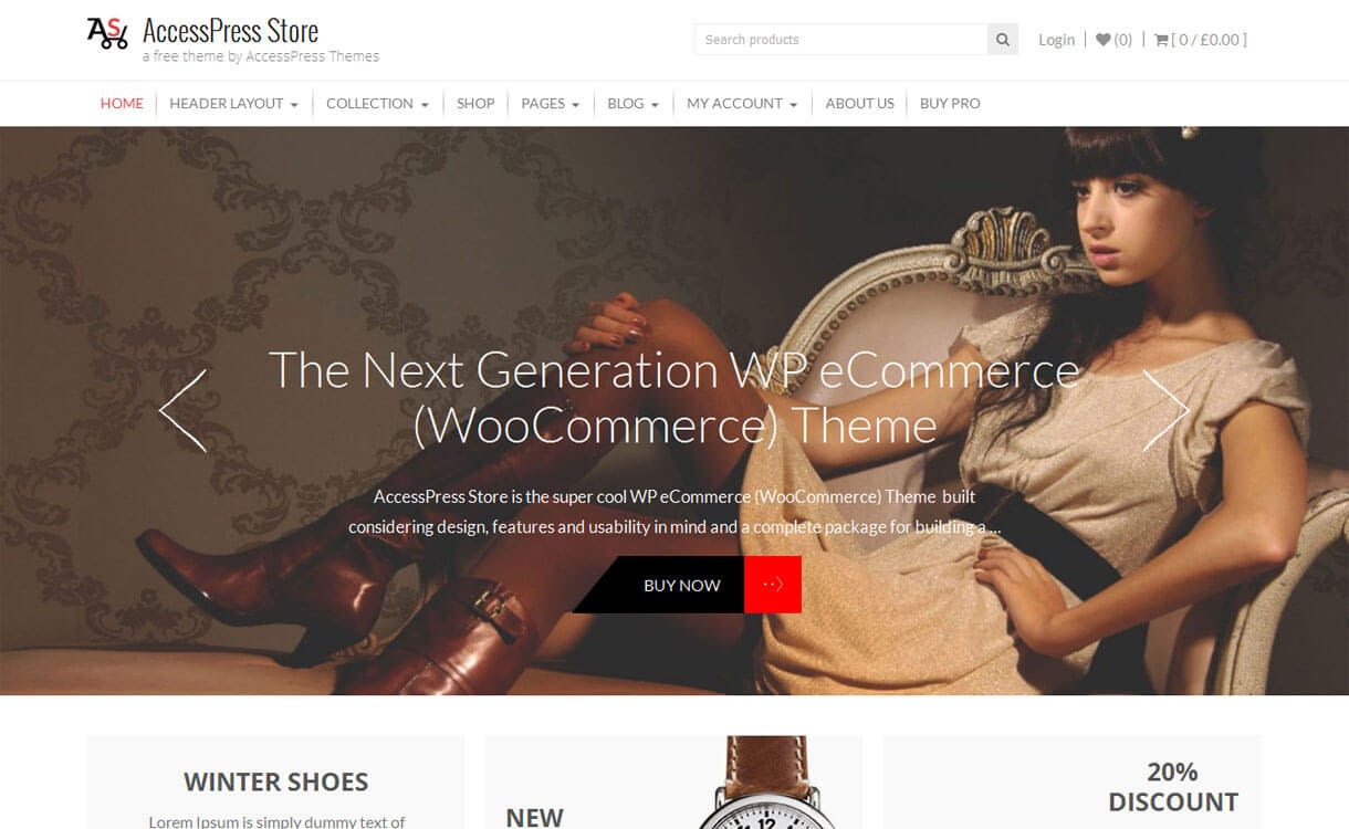 30+ Best Free WordPress eCommerce/WooCommerce Themes for 2019 AccessPress Store - 30+ Best Free WordPress eCommerce/WooCommerce Themes for 2019