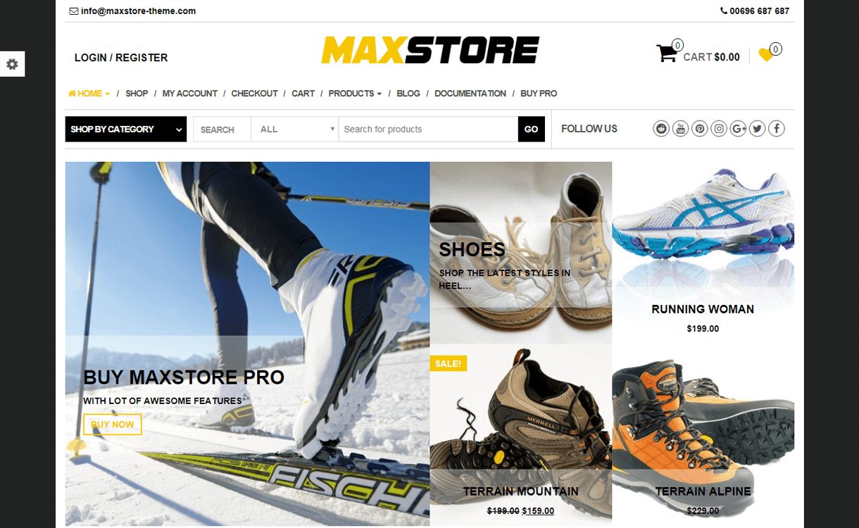 30+ Best Free WordPress eCommerce/WooCommerce Themes for 2019 maxstore best free ecommerce wordpres themes - 30+ Best Free WordPress eCommerce/WooCommerce Themes for 2019