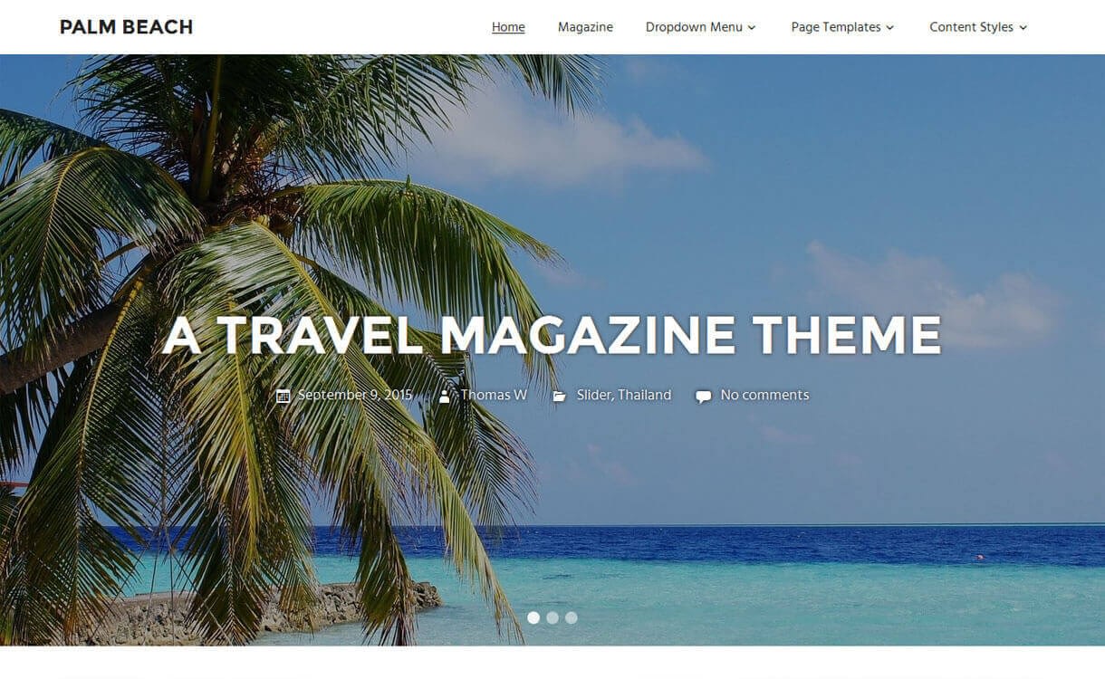 11+ Best Free Responsive WordPress Themes December 2016 Palm Beach - 11+ Best Free Responsive WordPress Themes December 2016