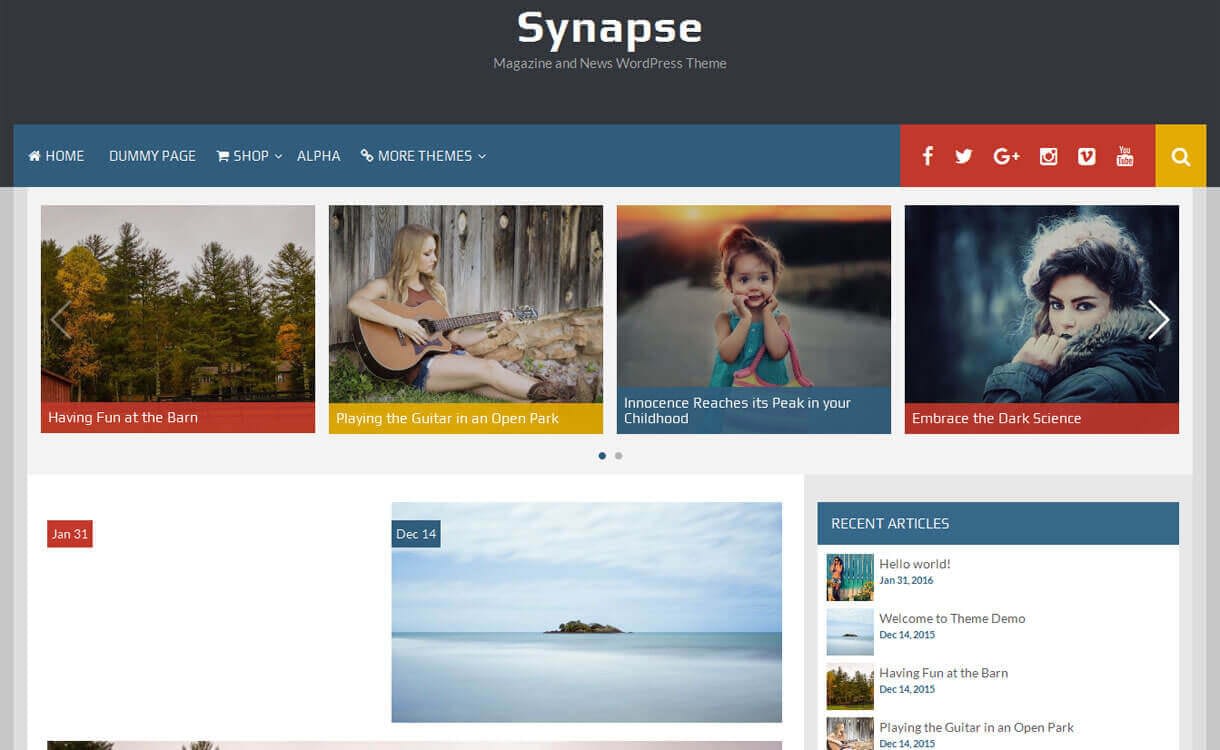 11+ Best Free Responsive WordPress Themes December 2016 Synapse - 11+ Best Free Responsive WordPress Themes December 2016