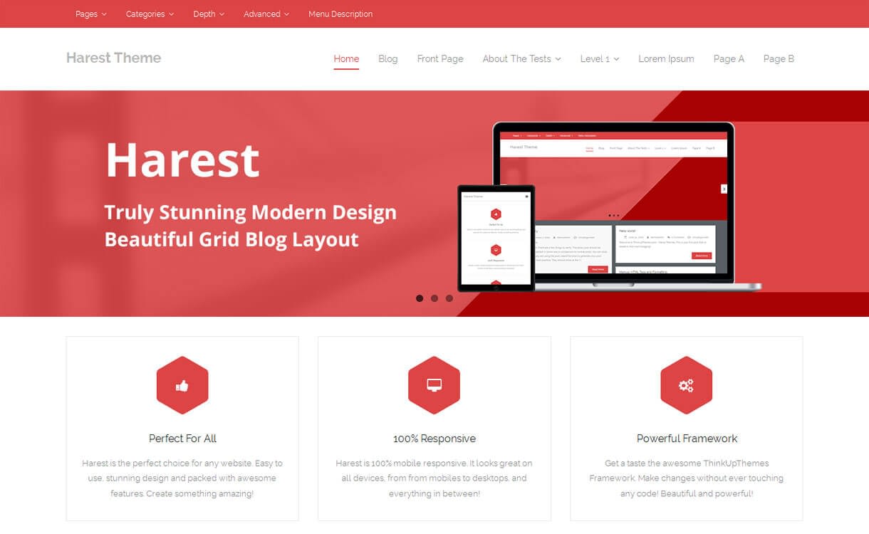 11+ Best Free Responsive WordPress Themes January 2017 Harest - 11+ Best Free Responsive WordPress Themes January 2017