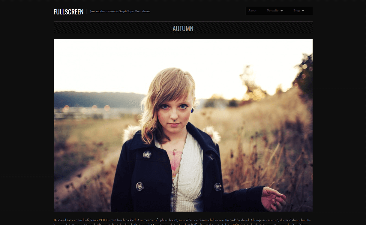 30+ Best Free WordPress Photography Themes for 2019 fullscreen best free photography wordpress theme - 30+ Best Free WordPress Photography Themes for 2019