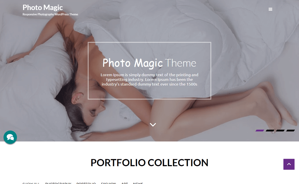 30+ Best Free WordPress Photography Themes for 2019 photo magic best free photography wordpress themes - 30+ Best Free WordPress Photography Themes for 2019