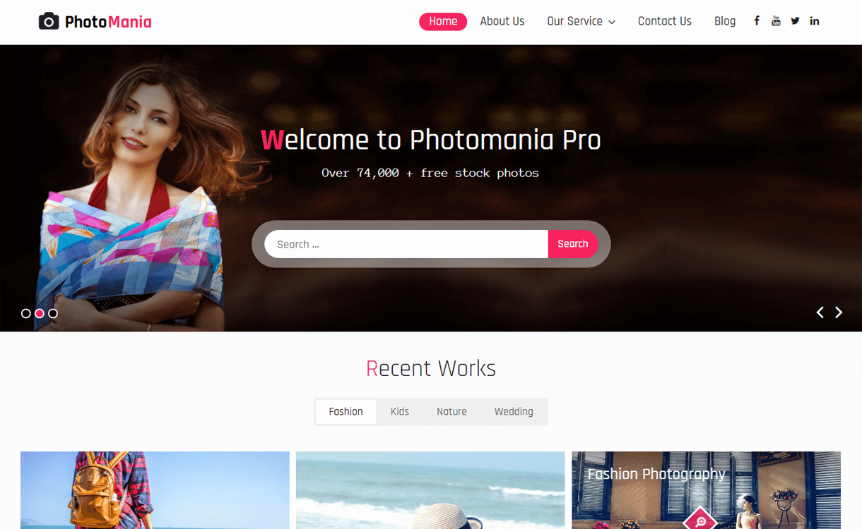 30+ Best Free WordPress Photography Themes for 2019 photomania best free photography wordpress themes - 30+ Best Free WordPress Photography Themes for 2019