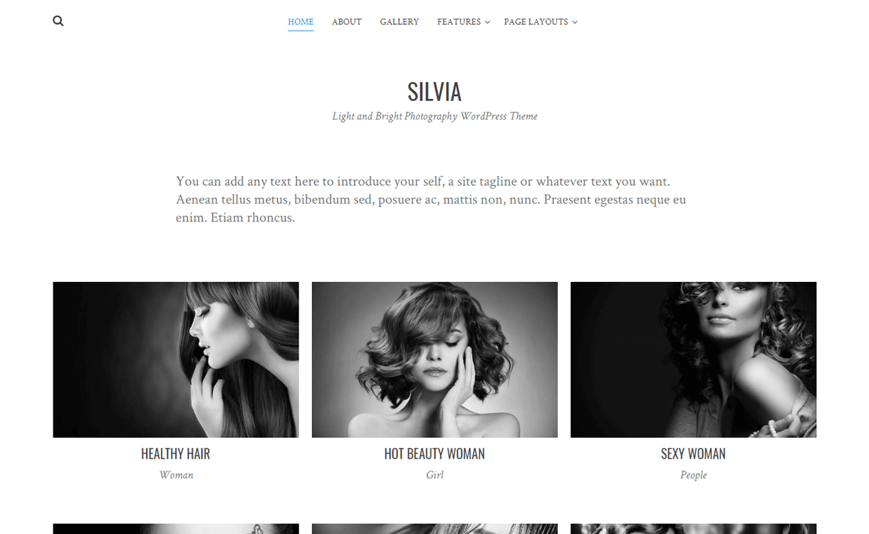 30+ Best Free WordPress Photography Themes for 2019 silvia best free photography wordpress themes - 30+ Best Free WordPress Photography Themes for 2019