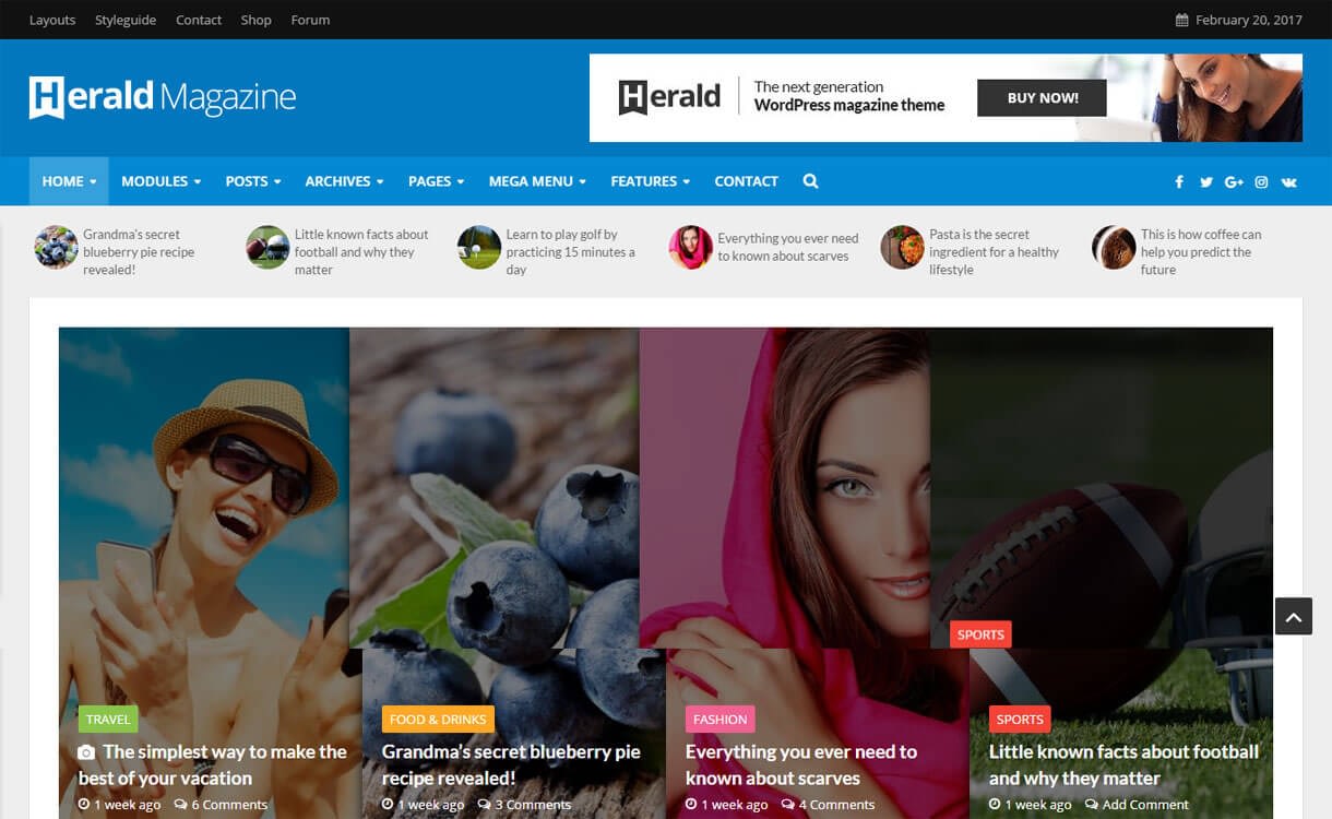 21+ Best Premium WordPress News/Magazine/Editorial Themes 2019 Herald - 21+ Best Premium WordPress News/Magazine/Editorial Themes 2019