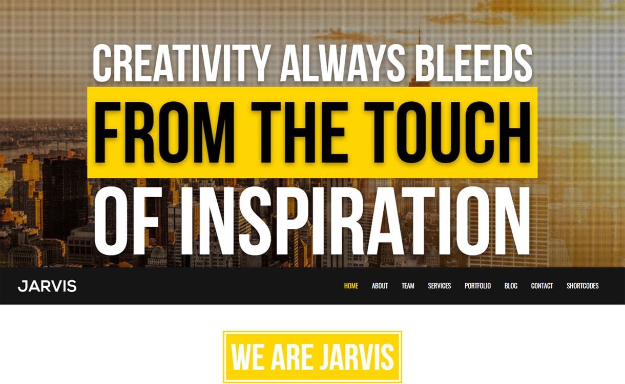 15+ Best Premium WordPress One Page Themes 2019 Jarvis - 15+ Best Premium WordPress One Page Themes 2019