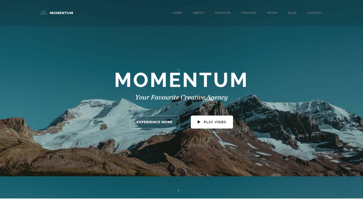 15+ Best Premium WordPress One Page Themes 2019 Momentum - 15+ Best Premium WordPress One Page Themes 2019
