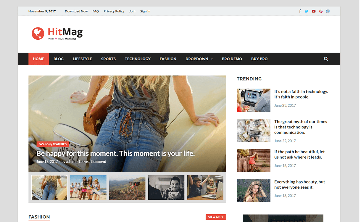 25+ Best Free Magazine WordPress Themes For 2019 hitmag magazine wordpress theme - 25+ Best Free Magazine WordPress Themes For 2019
