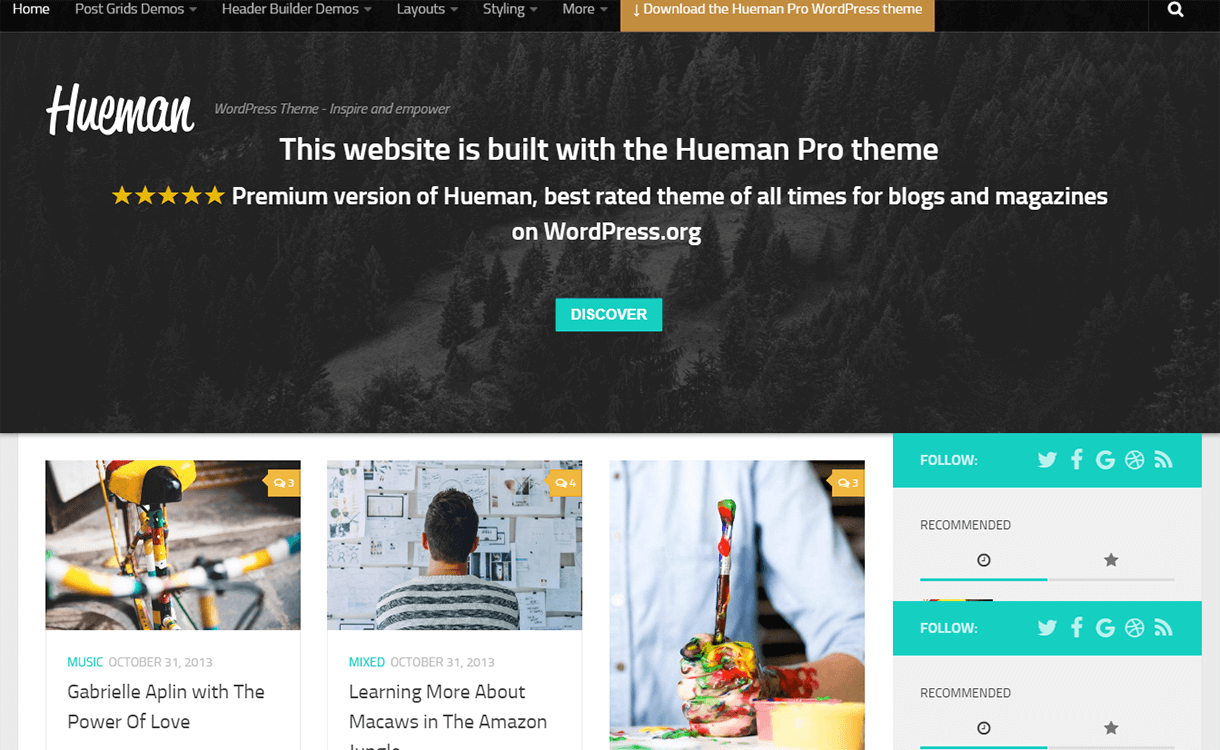 25+ Best Free Magazine WordPress Themes For 2019 hueman magazine wordpress theme - 25+ Best Free Magazine WordPress Themes For 2019