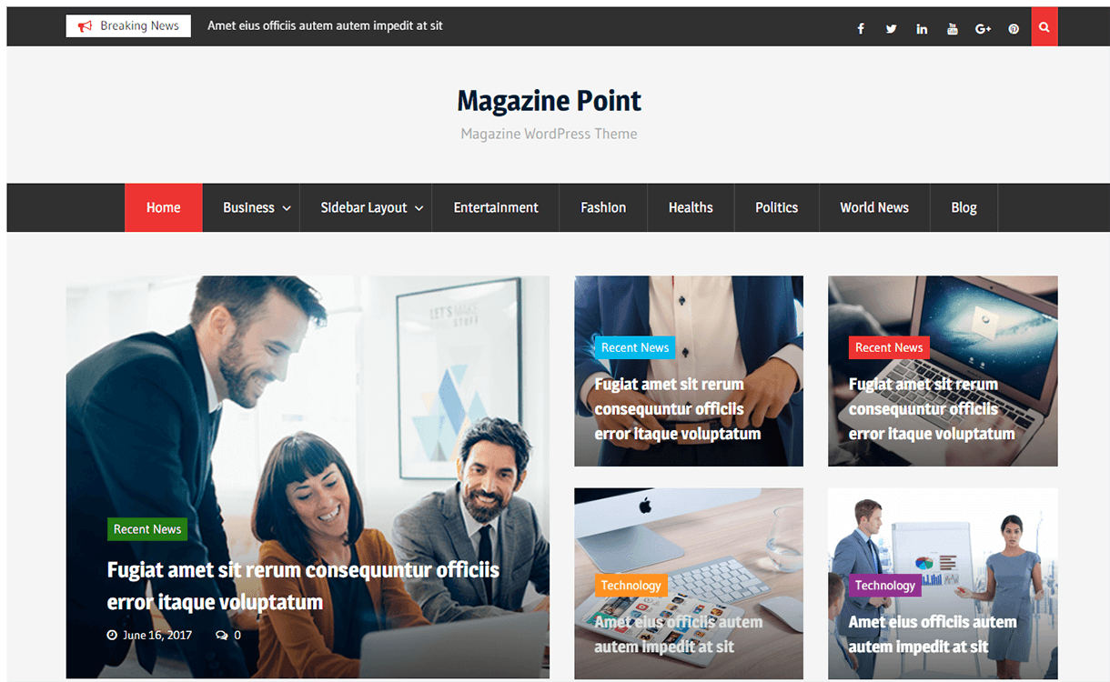 25+ Best Free Magazine WordPress Themes For 2019 magazine point magazine wordpress theme - 25+ Best Free Magazine WordPress Themes For 2019