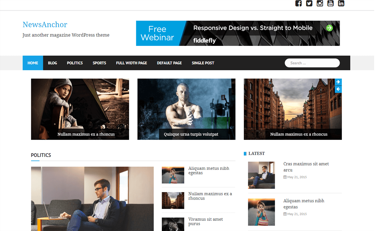 25+ Best Free Magazine WordPress Themes For 2019 newsanchor magazine wordpress theme - 25+ Best Free Magazine WordPress Themes For 2019