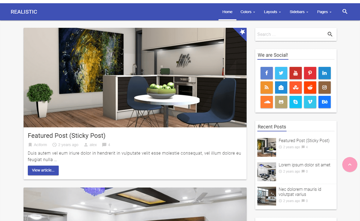 15 Best Free Material Design WordPress Themes for 2019 realistic wordpress material design - 15 Best Free Material Design WordPress Themes for 2019