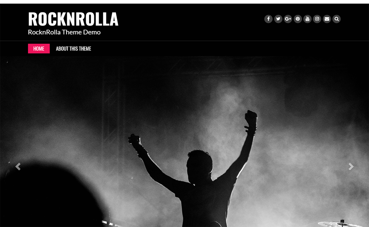 15 Best Free Material Design WordPress Themes for 2019 rock n rolla wordpress material design - 15 Best Free Material Design WordPress Themes for 2019