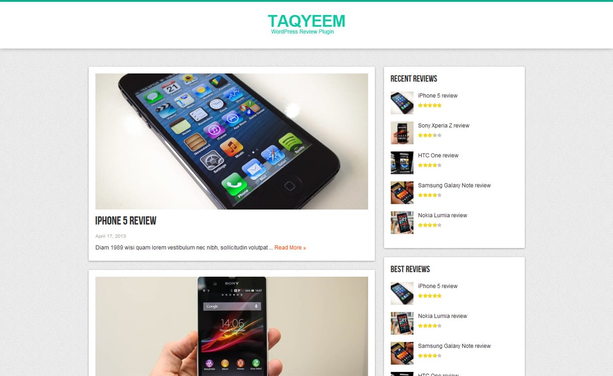 5+ Best WordPress Page/Post Review Plugins taqyeem wordpress user admin review plugin.jpg - 5+ Best WordPress Page/Post Review Plugins