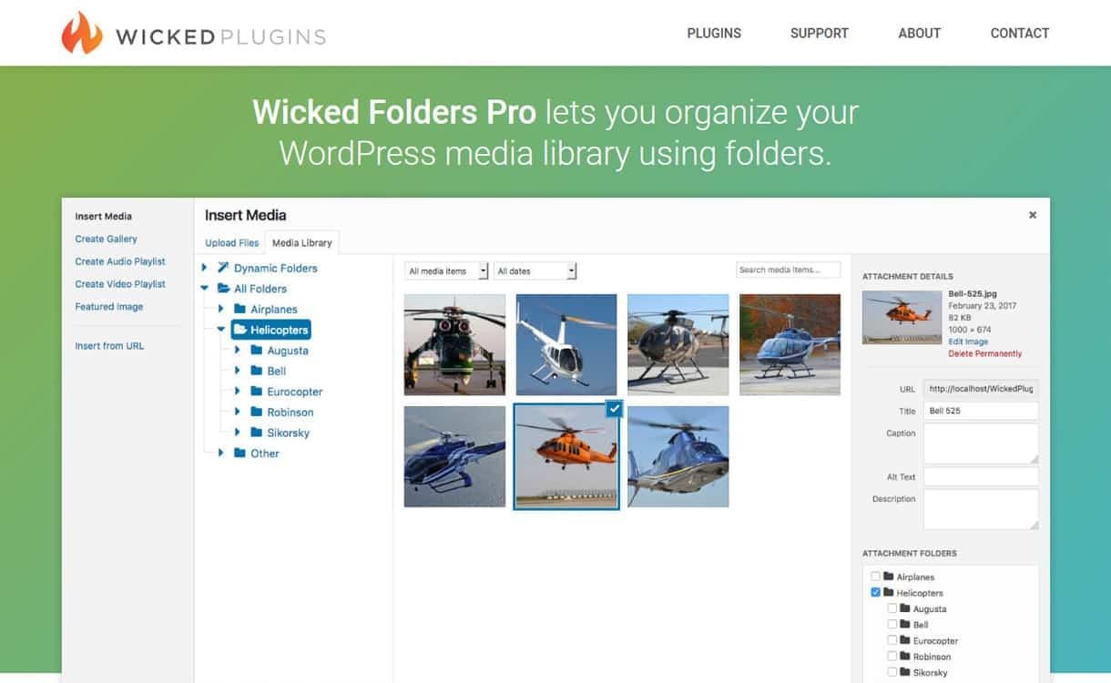 5+ Best WordPress Media Manager Plugins wicked folders pro - 5+ Best WordPress Media Manager Plugins