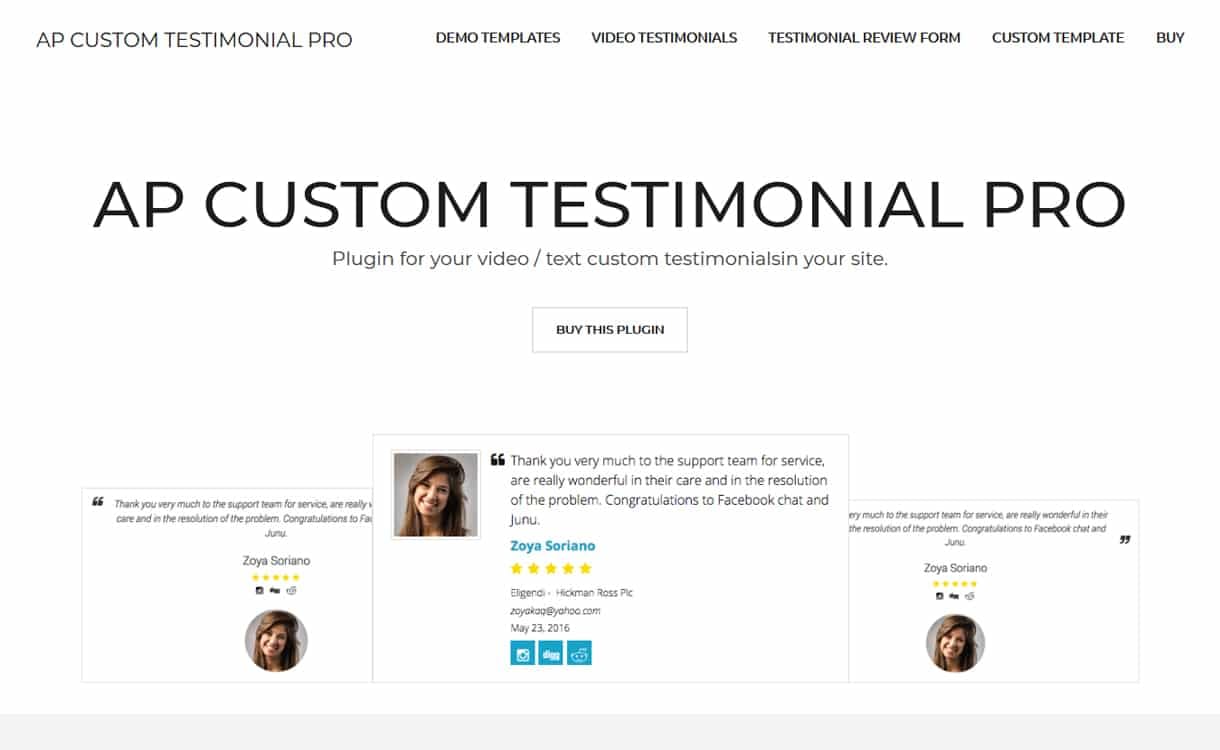 5+ Best WordPress Testimonial Plugins (Premium Collection) ap custom testimonial pro - 5+ Best WordPress Testimonial Plugins (Premium Collection)