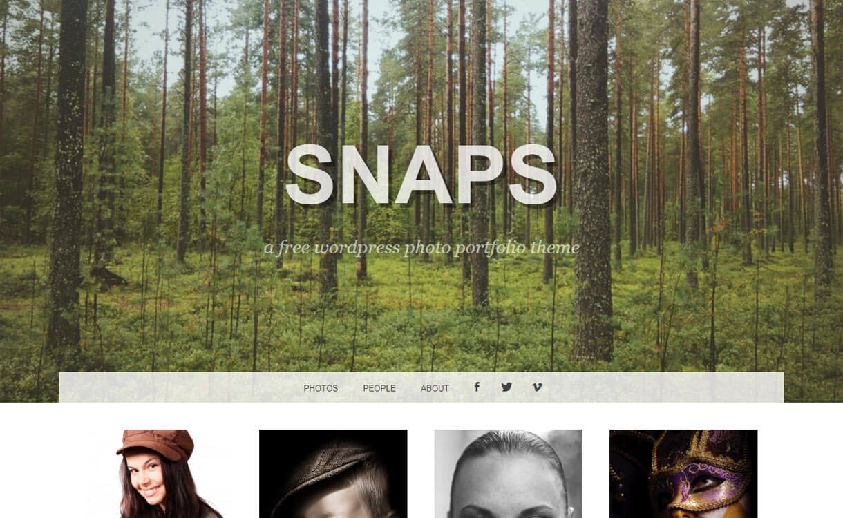 30+ Best Free WordPress Photography Themes for 2019 snaps photography wp theme - 30+ Best Free WordPress Photography Themes for 2019