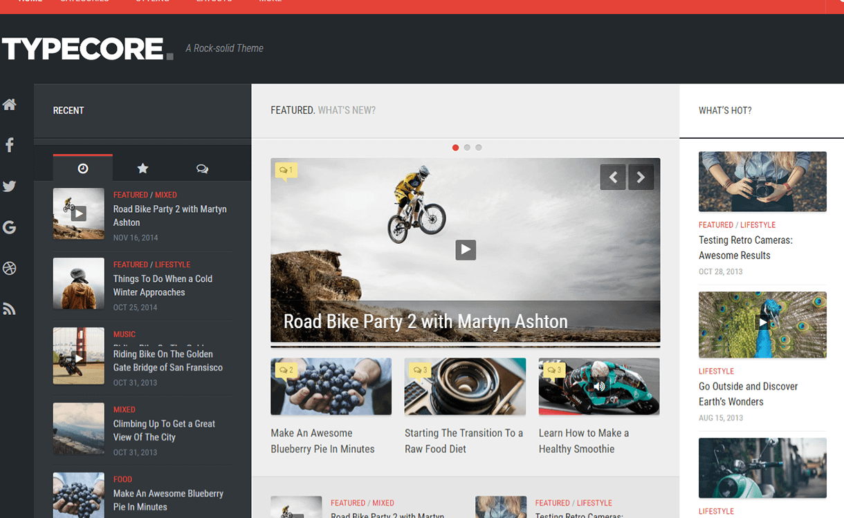 21+ Best Free WordPress Themes June 2018 Typecore – A Rock solid Theme as Smart Object 1 1 - 21+ Best Free WordPress Themes June 2018